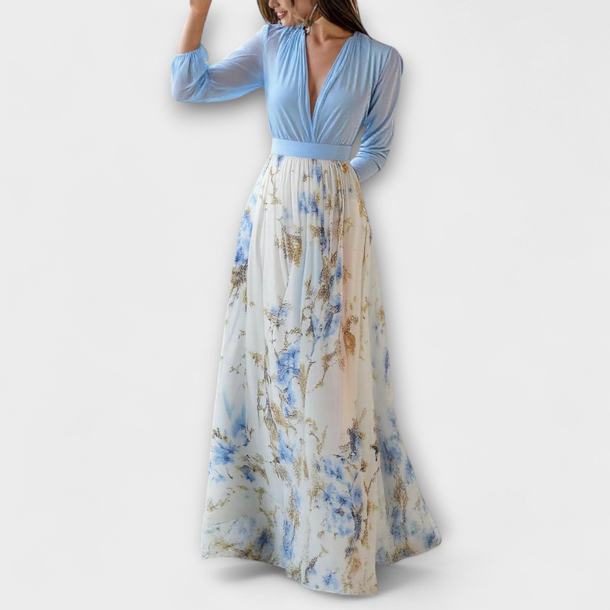 Harper - Kwiatowa Sukienka Maxi
