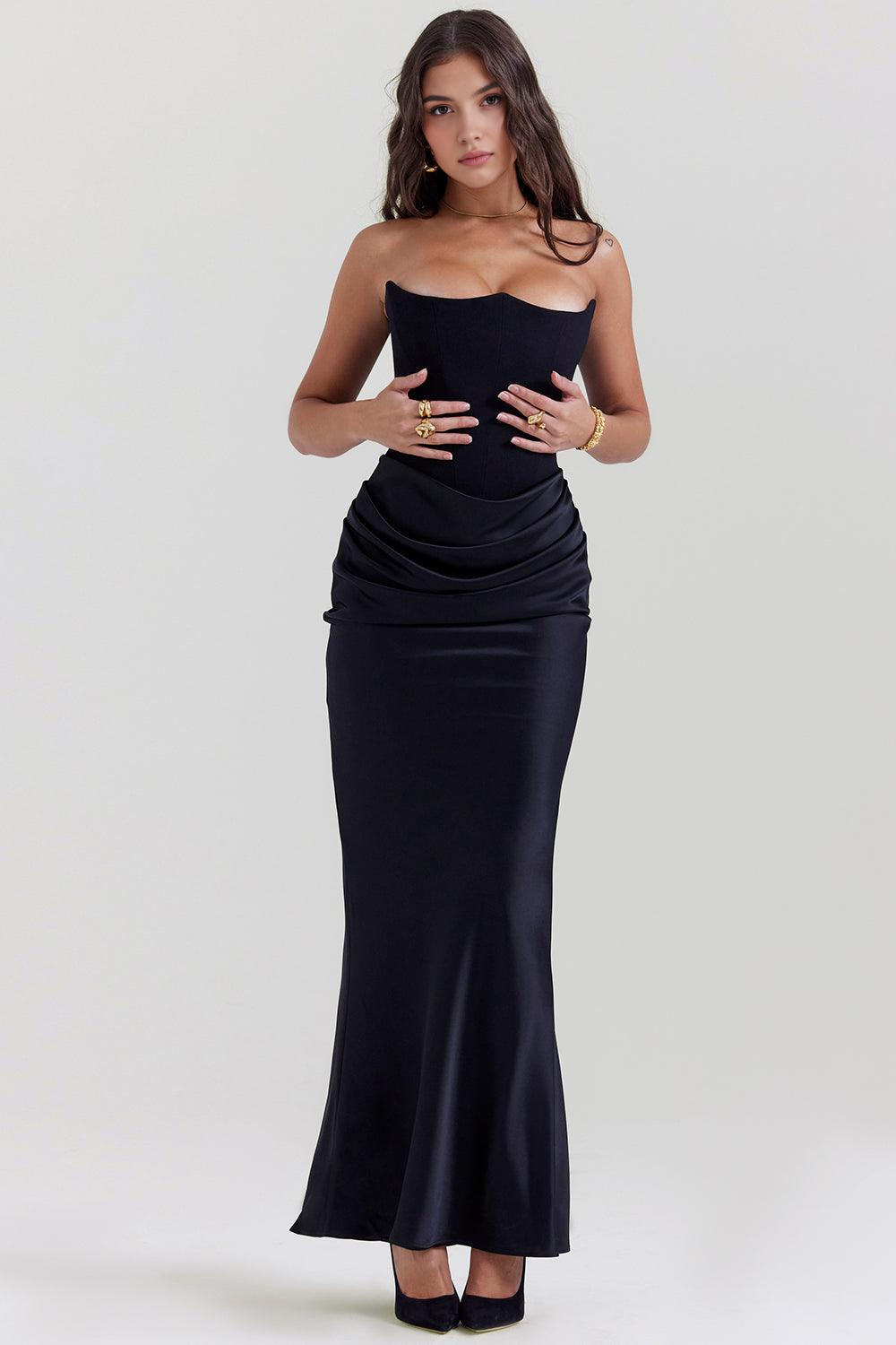 Sukienka Serene – Elegancja w Satynie