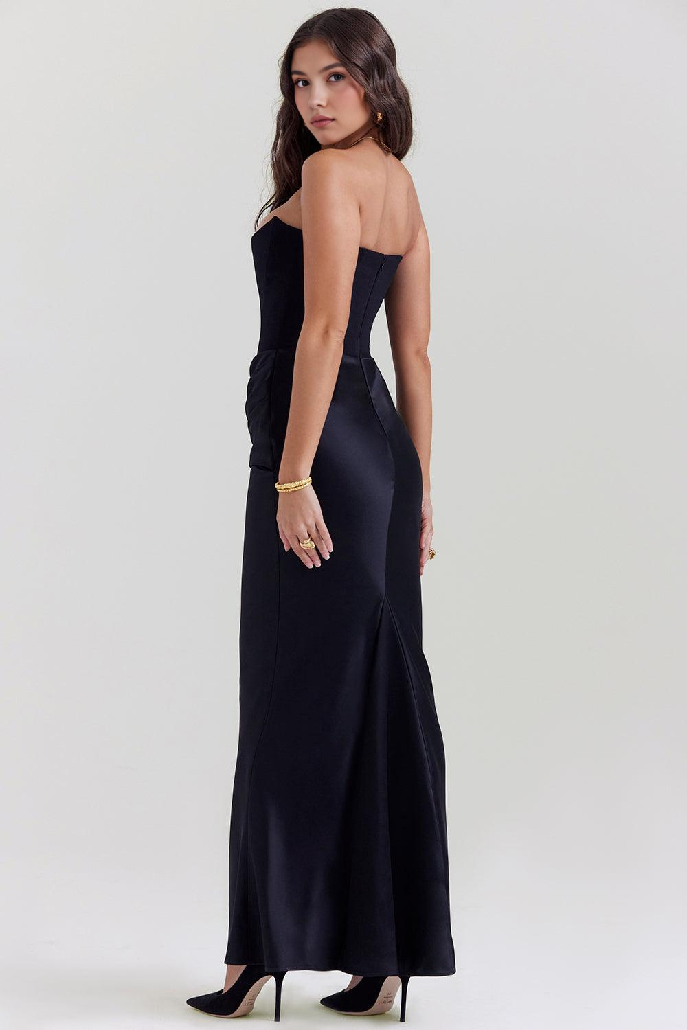 Sukienka Serene – Elegancja w Satynie