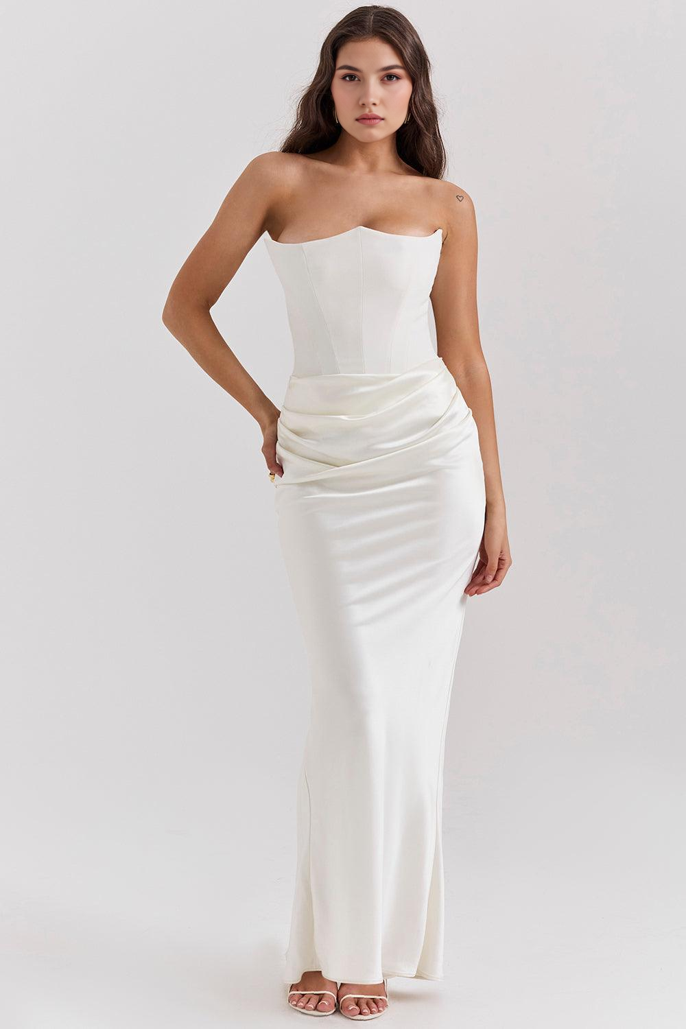 Sukienka Serene – Elegancja w Satynie