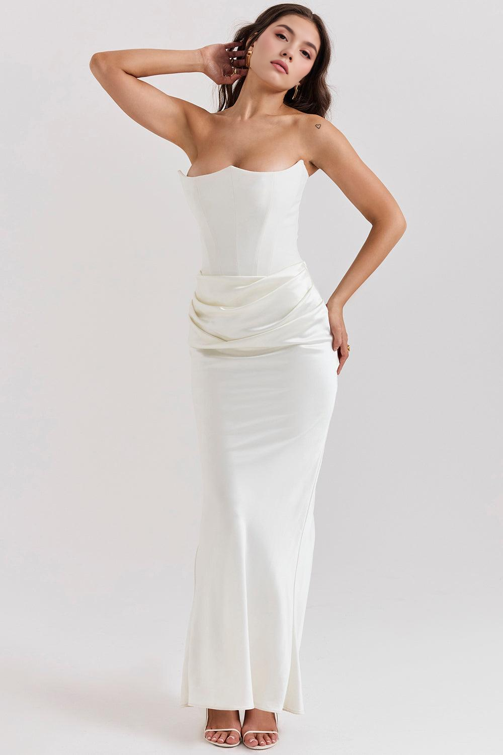 Sukienka Serene – Elegancja w Satynie