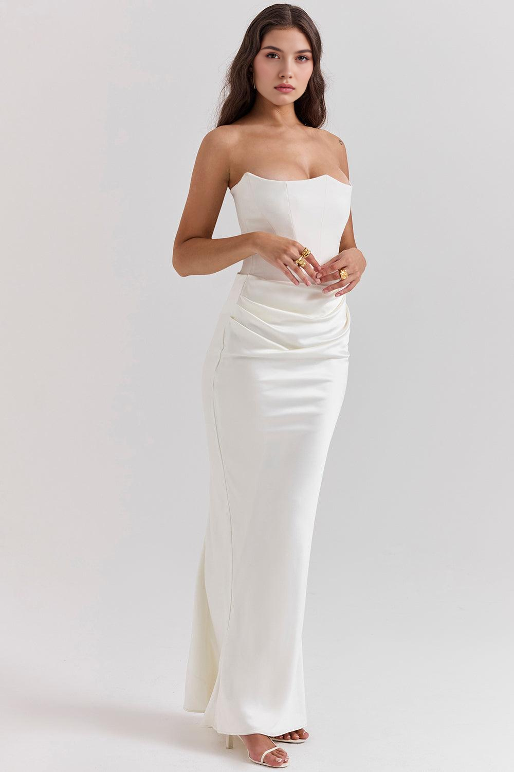Sukienka Serene – Elegancja w Satynie