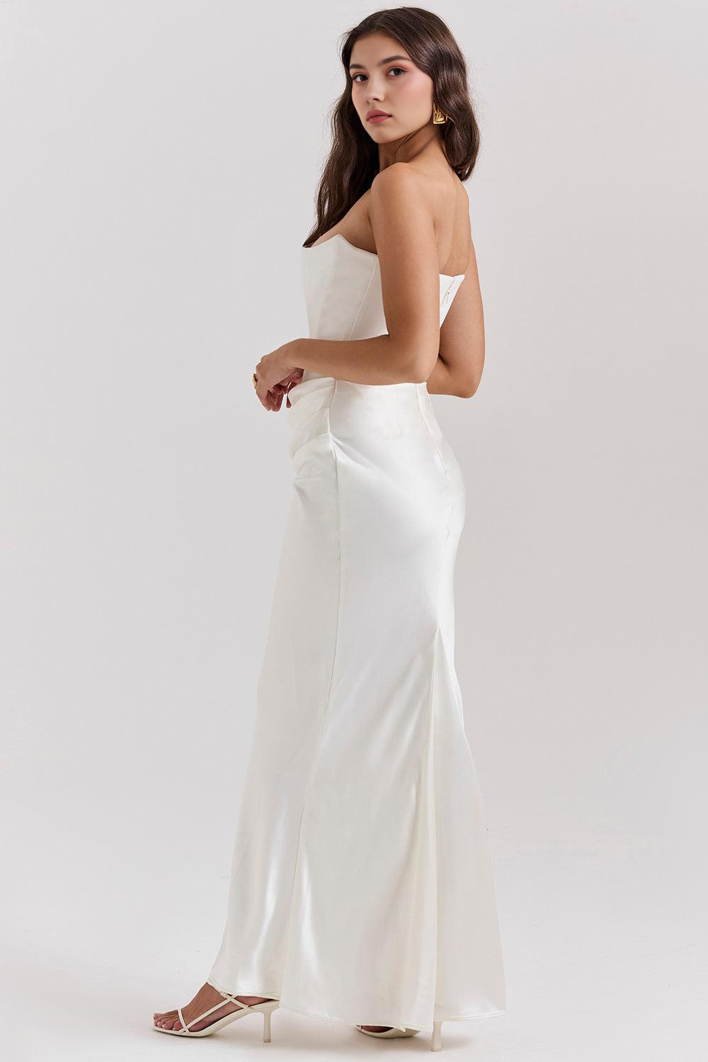 Sukienka Serene – Elegancja w Satynie