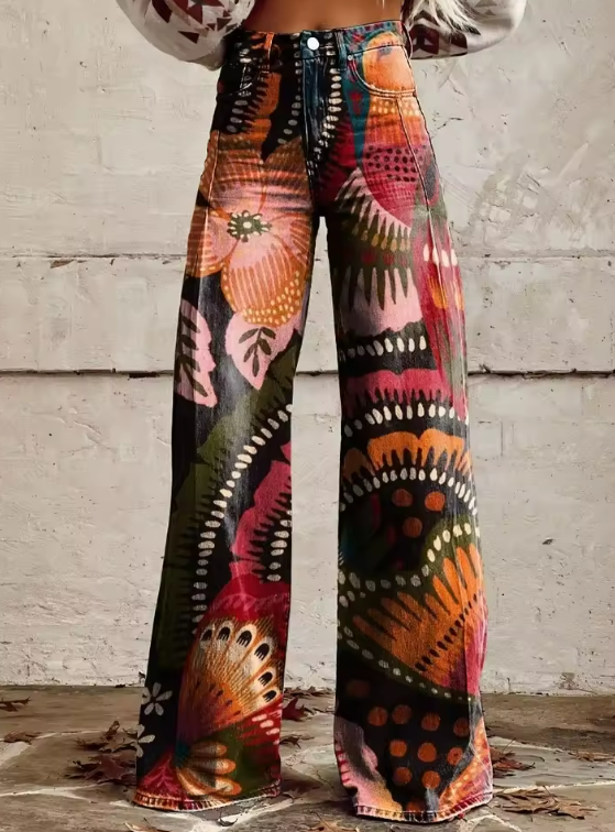 Cicha Klasa | Stylowe Spodnie Boho Vintage dla Modnego Wyglądu