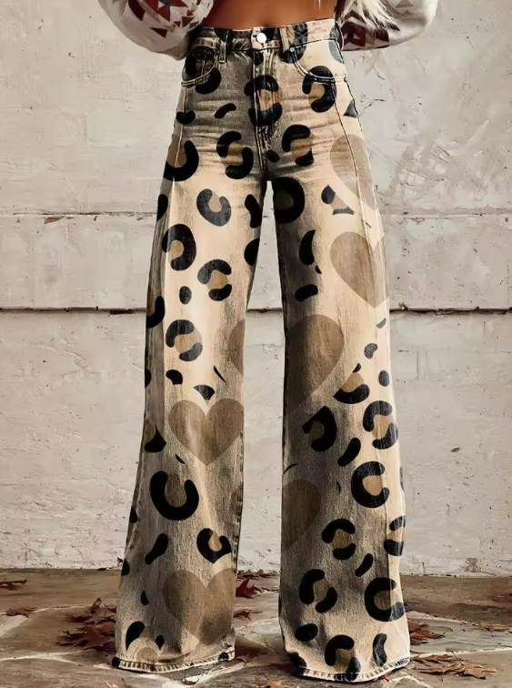 Cicha Klasa | Stylowe Vintage Boho Spodnie dla Eleganckiego Wyglądu