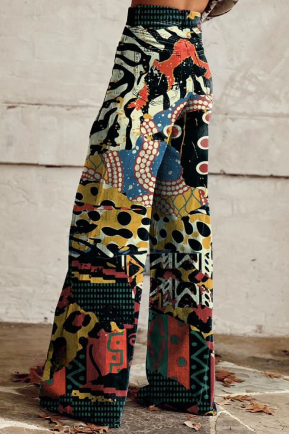 Cicha Klasa | Stylowe Szerokie Spodnie w Boho Vintage