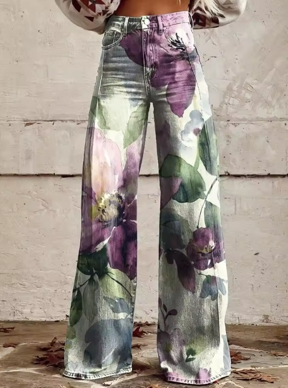 Cicha Klasa | Stylowe Boho Vintage Spodnie dla Unikalnego Wyrazu