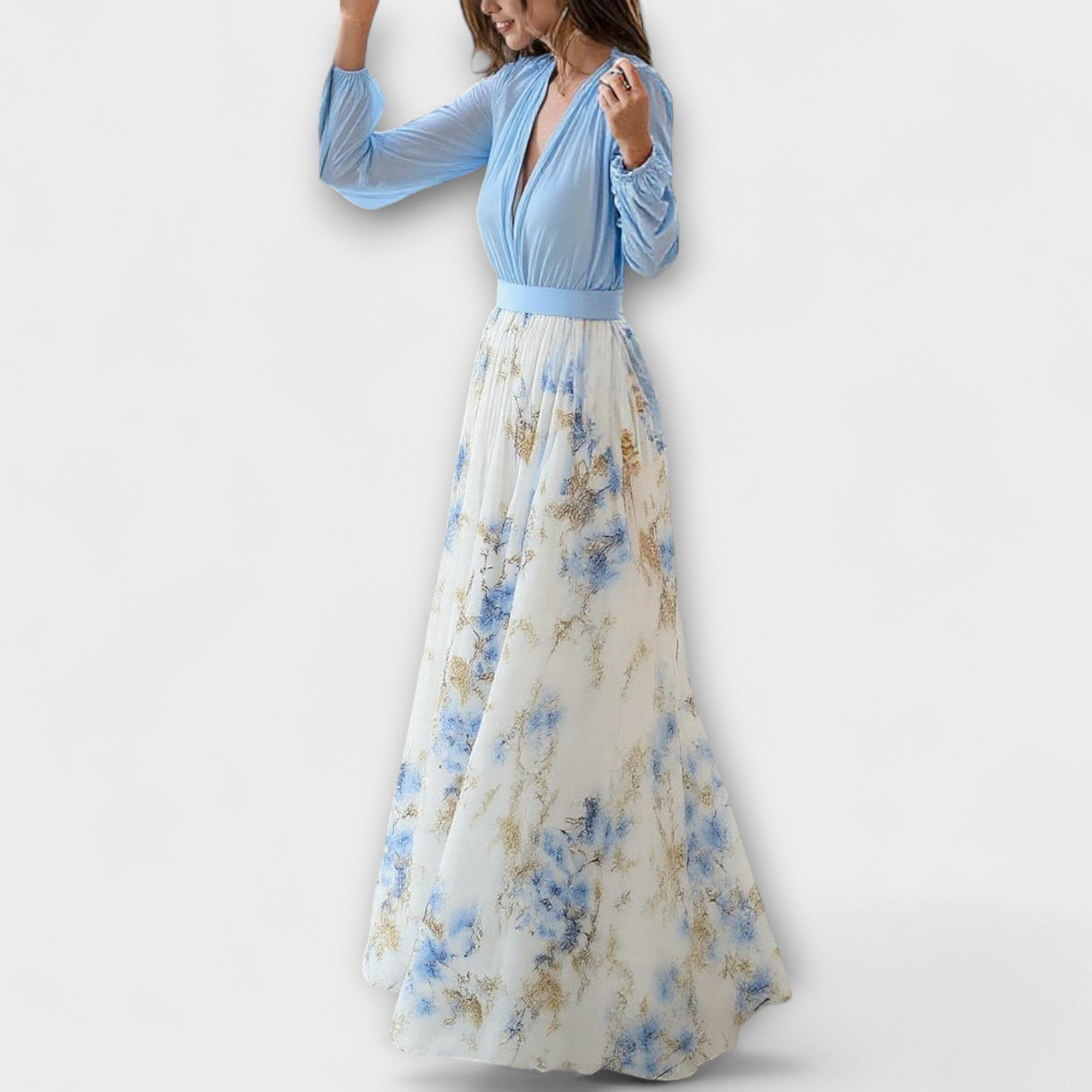 Harper - Kwiatowa Sukienka Maxi