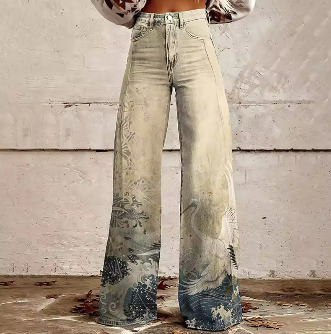 Cicha Klasa | Stylowe Boho Vintage Spodnie na Modne Stylizacje