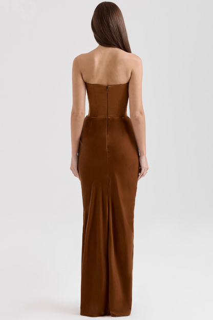 Sukienka Serene – Elegancja w Satynie